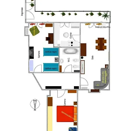 Central Apartment Lägenhet